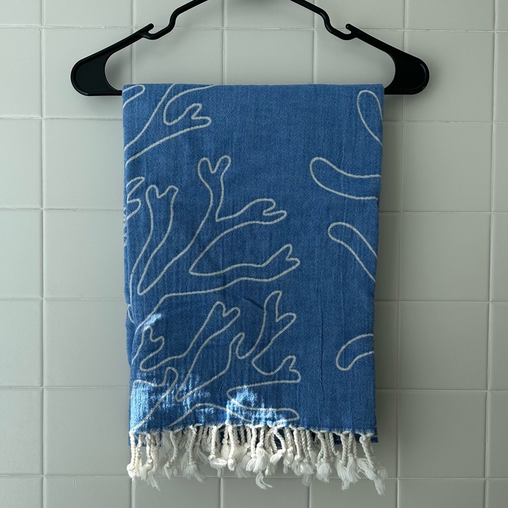 Sand Cloud Blue Turtle Beach Towel